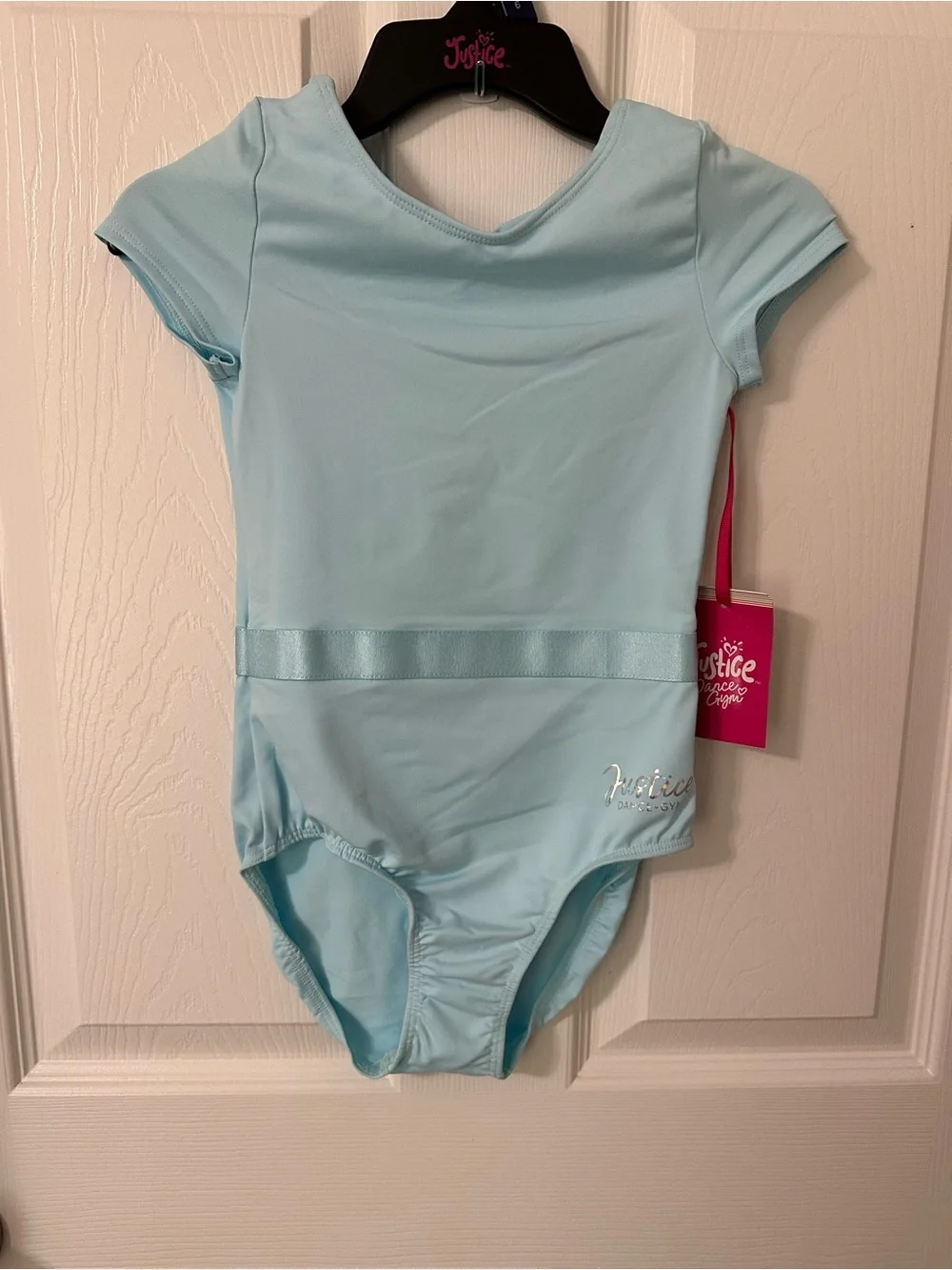 Justice Girls' Light Aqua Capsleeve Ballet 🩰 Leotards